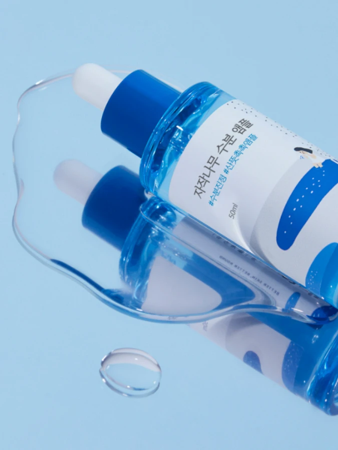 Интенсивная увлажняющая ампульная сыворотка для лица с берёзовым соком Round Lab Birch Juice Moisturizing Ampoule