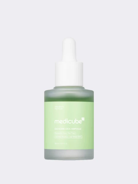 Успокаивающая сыворотка с экстрактом центеллы и чайного дерева Medicube Exosome Cica Serum Успокаивающая сыворотка с экстрактом центеллы и чайного дерева Medicube Exosome Cica Serum