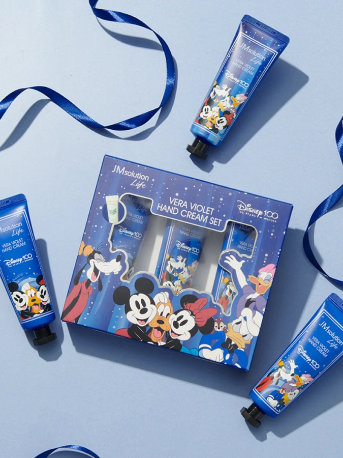 Подарочный набор кремов для рук с экстрактом алоэ JMSolution Life Vera Violet Hand Cream Set Disney