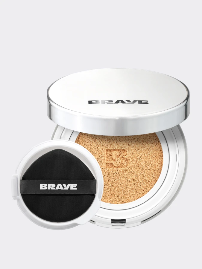 Тональный кушон с невесомым полуматовым покрытием + рефил BRAYE Effortless Cushion Thin Cover 23 Sand SPF50+ PA+++