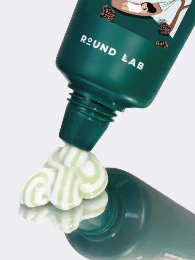 Успокаивающий крем для лица с экстрактом сосны и центеллы Round Lab Pine Calming Cica Cream Plus