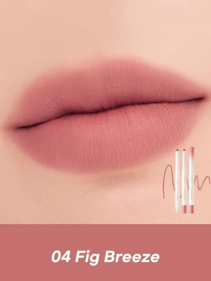 Матовый карандаш для губ в оттенке инжира rom&nd Lip Mate Pencil 04 Fig Breeze