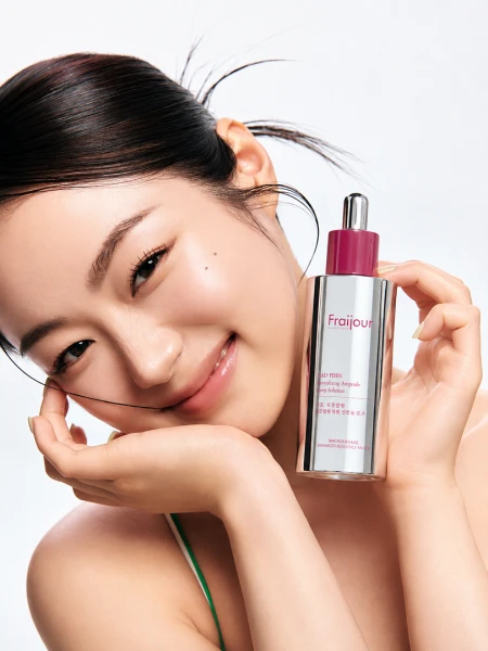 Разглаживающая капсульная сыворотка с ПДРН Fraijour NAD⁺ PDRN Renew Ampoule Incapsule Rose