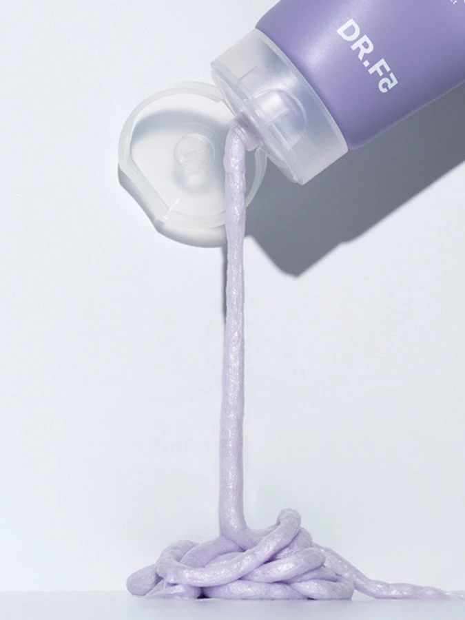 Успокаивающая маска-пенка для умывания с экстрактом лаванды DR.F5 Whip Cream Pack Cleanser Lavender Honey