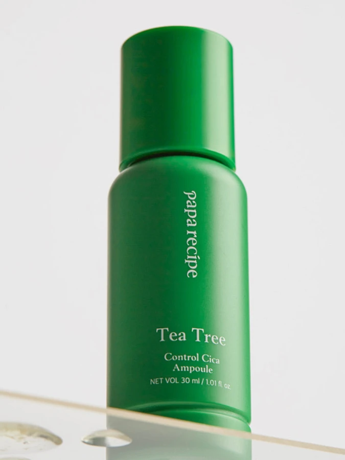 Успокаивающая сыворотка для лица с экстрактом чайного дерева и центеллы Papa Recipe Tea Tree Control Cica Ampoule