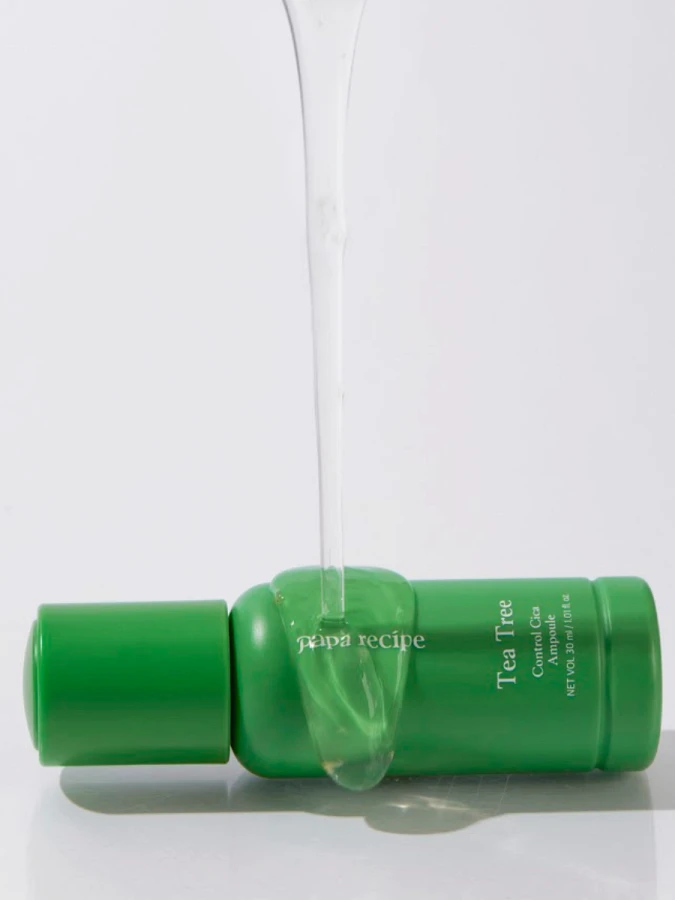 Успокаивающая сыворотка для лица с экстрактом чайного дерева и центеллы Papa Recipe Tea Tree Control Cica Ampoule