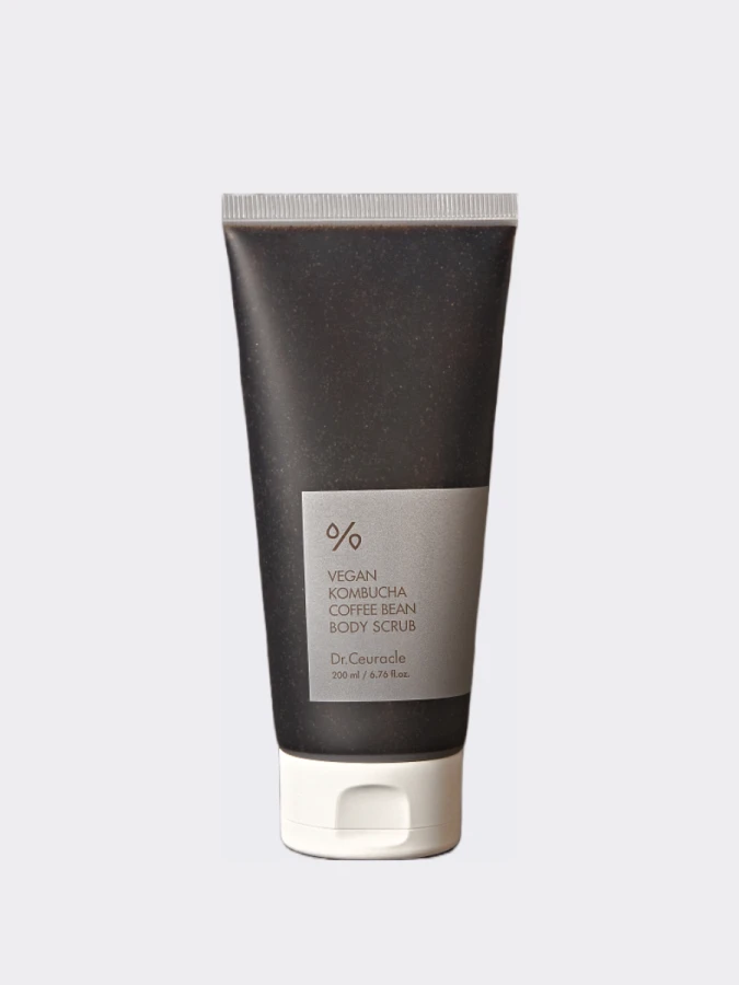 Веганский кофейный скраб для тела с комбучей Dr.Ceuracle Vegan Kombucha Coffee Bean Body Scrub