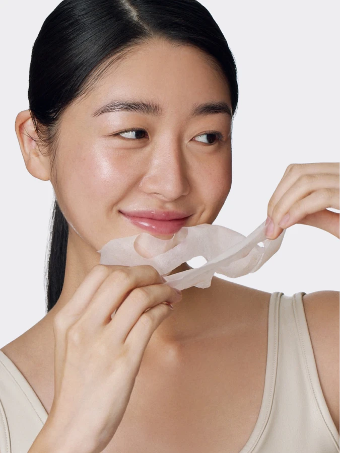 Осветляющая тканевая маска с глутатионом и галактомисисом Some By Mi Galactomyces Glutathione Glow Serum Mask