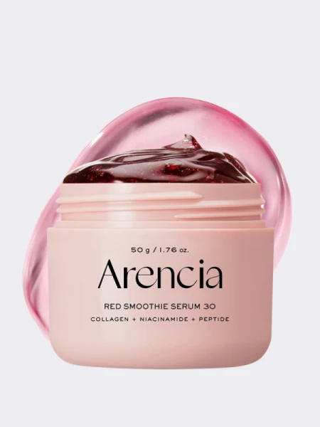Укрепляющая сыворотка-желе с коллагеном и ниацинамидом Arencia Fresh Red Smoothie Serum 30