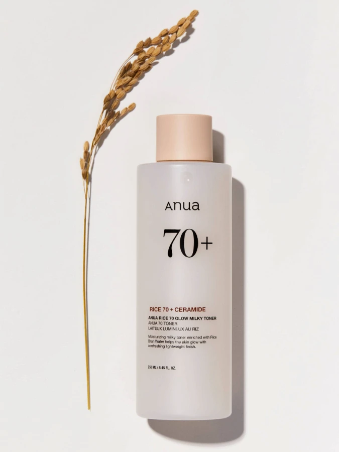 Питательный молочный тонер с рисовым экстрактом и керамидами ANUA Rice 70 Glow Milky Toner Питательный молочный тонер с рисовым экстрактом и керамидами ANUA Rice 70 Glow Milky Toner