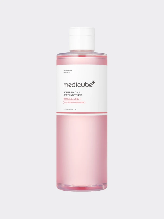 Смягчающий тонер с центеллой и ПДРН Medicube PDRN Pink Cica Soothing Toner
