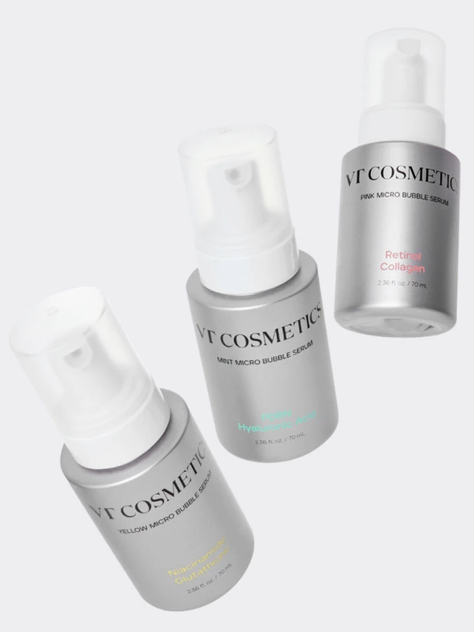 Осветляющая пузырьковая сыворотка с ниацинамидом и глутатионом VT Niacinamide Glutathione Yellow Micro Bubble Serum