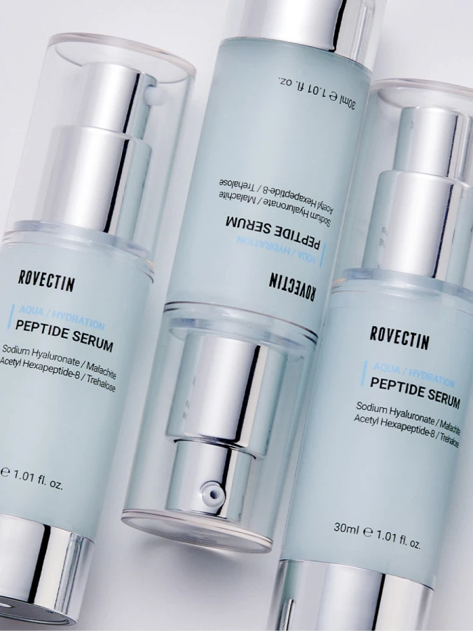 Разглаживающая сыворотка для лица с пептидами ROVECTIN Aqua Peptide Serum