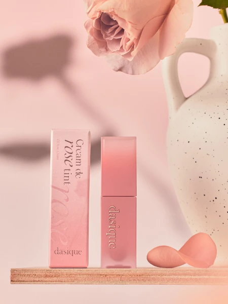 Жидкий тинт для губ Dasique Cream De Rose Tint #02 Rose Cream