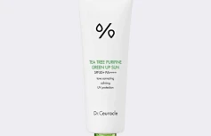 Солнцезащитный крем с чайным деревом Dr.Ceuracle Tea Tree Purifine Green Up Sun SPF50+ PA++++