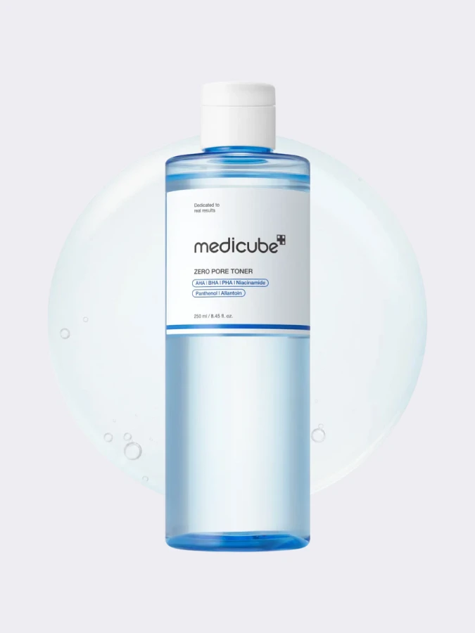 Себорегулирующий тонер для сужения пор с кислотами Medicube Zero Pore Toner