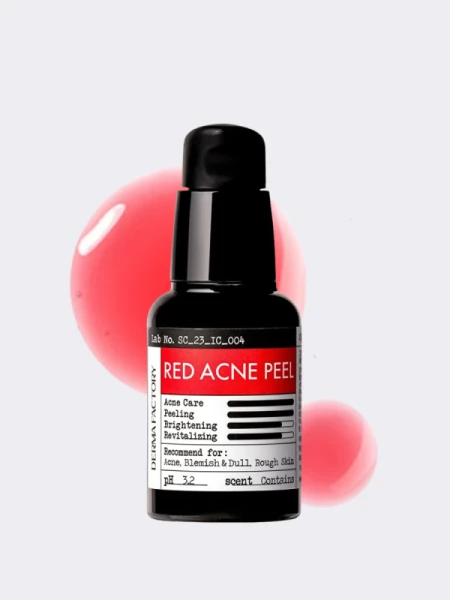 Смываемый пилинг с молочной кислотой Derma Factory Red Acne Peel