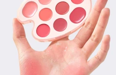 Универсальная кремовая палетка для губ и щёк Dasique Lip & Cheek Palette #02 Coral Coloring
