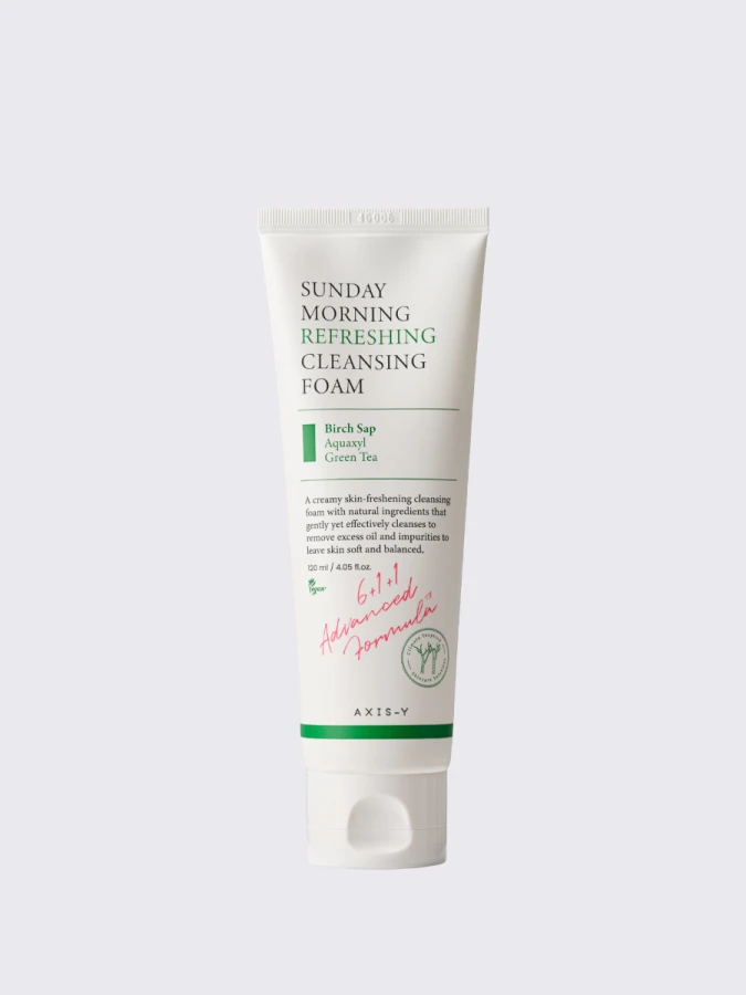 Увлажняющая пенка для умывания AXIS-Y Sunday Morning Refreshing Cleansing Foam
