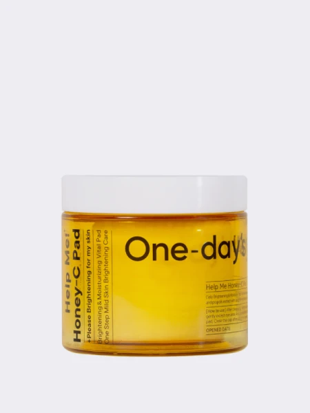 Питательные тонер-пэды с экстрактом мёда и бета-глюканом One-Day's You Help Me Honey-C Pad Питательные тонер-пэды с экстрактом мёда и бета-глюканом One-Day's You Help Me Honey-C Pad