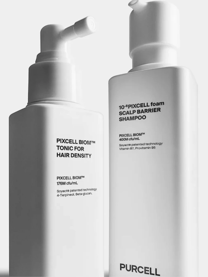 Шампунь против выпадения волос PURCELL Pixcell Foam Scalp Barrier Shampoo