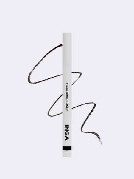 Ультратонкая подводка для век INGA Stage Brush Liner Daily Black