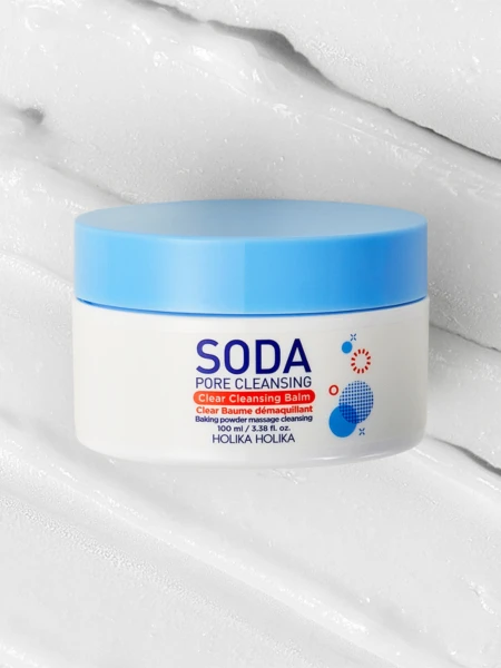 Очищающий гидрофильный бальзам с содой HOLIKA HOLIKA Soda Pore Cleansing Clear Cleansing Balm Очищающий гидрофильный бальзам с содой HOLIKA HOLIKA Soda Pore Cleansing Clear Cleansing Balm