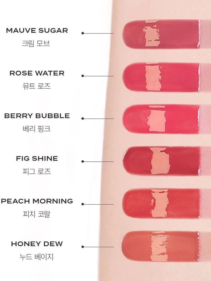 Глянцевый блеск-тинт для губ FEEV Hyper-fit Glam Drop Honey Dew