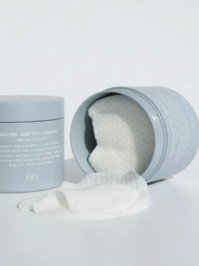 Отшелушивающие тонер-пэды для лица с салициловой кислотой 2% DPU Salicylic Acid Skin Clear Pad
