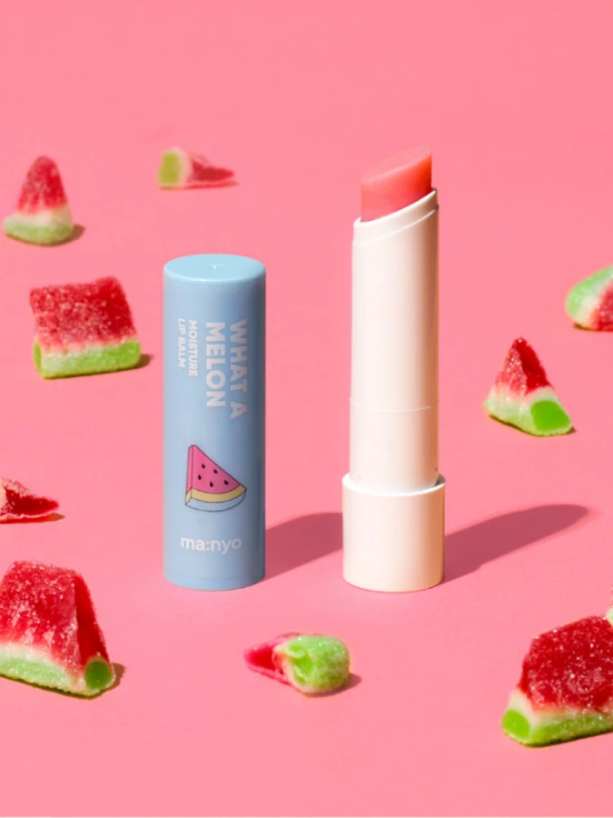 Питательный бальзам для губ с экстрактом арбуза Ma:nyo Factory What A Melon Moisture Lip Balm