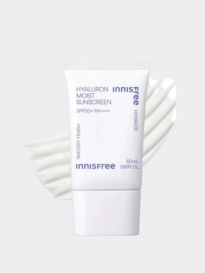 Солнцезащитный крем с гиалуроновой кислотой innisfree Hyaluron Moist Sunscreen SPF50+ PA++++