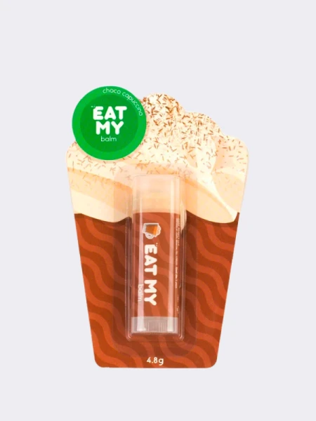 Бальзам для губ с ароматом шоколадного капучино EAT MY BALM Choco Cappuccino