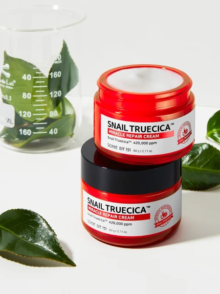 Крем с муцином чёрной улитки Some By Mi Snail Truecica Miracle Repair Cream