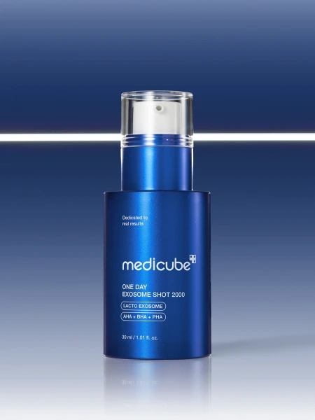 Выравнивающая сыворотка со спикулами и экзосомами Medicube One Day Exosome Shot Pore Serum 2000 Выравнивающая сыворотка со спикулами и экзосомами Medicube One Day Exosome Shot Pore Serum 2000