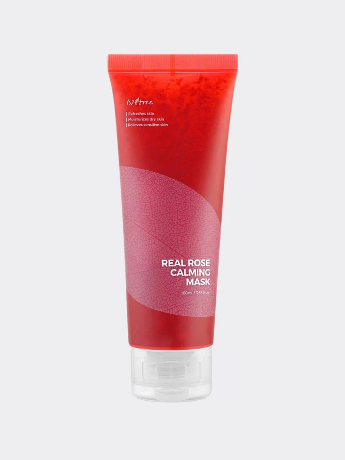 Увлажняющая маска для лица с экстрактом розовых лепестков IsNtree Real Rose Calming Mask