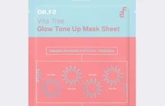 Витализирующая тканевая маска для выравнивания тона и сияния DR.F5 Vita Tree Glow Tone Up Mask Sheet