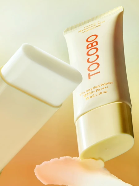 Солнцезащитный праймер с растительными экстрактами TOCOBO Vita Airy Sun Primer SPF50+ PA++++