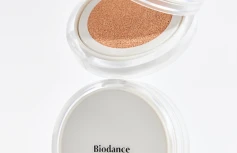 Тональный кушон с нейтральным финишем Biodance Radiant Pure Essence Cushion 23N SPF30+ PA++