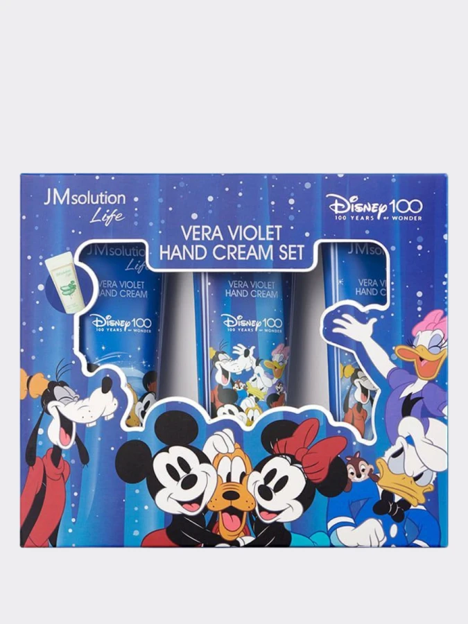 Подарочный набор кремов для рук с экстрактом алоэ JMSolution Life Vera Violet Hand Cream Set Disney