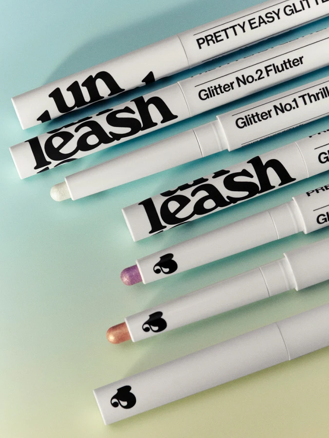 Сияющие тени для век в карандаше в бронзовом оттенке UNLEASHIA Pretty Easy Glitter Stick N°7 Sheer Skin