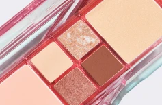 Палетка для глаз и лица AMUSE Vegan Face All Palette 01 Moon Glow