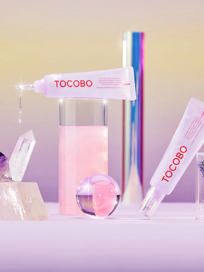 Осветляющий гель-крем для век с коллагеном TOCOBO Сollagen Brightening Eye Gel Cream