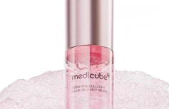 Укрепляющий спрей-сыворотка для лица с ПДРН и коллагеном Medicube PDRN Pink Collagen Glow Jelly Mist Serum