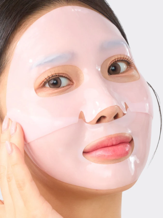 Укрепляющая гидрогелевая маска для лица с экстрактом камелии Round Lab Camellia Deep Collagen Firming Gel Mask
