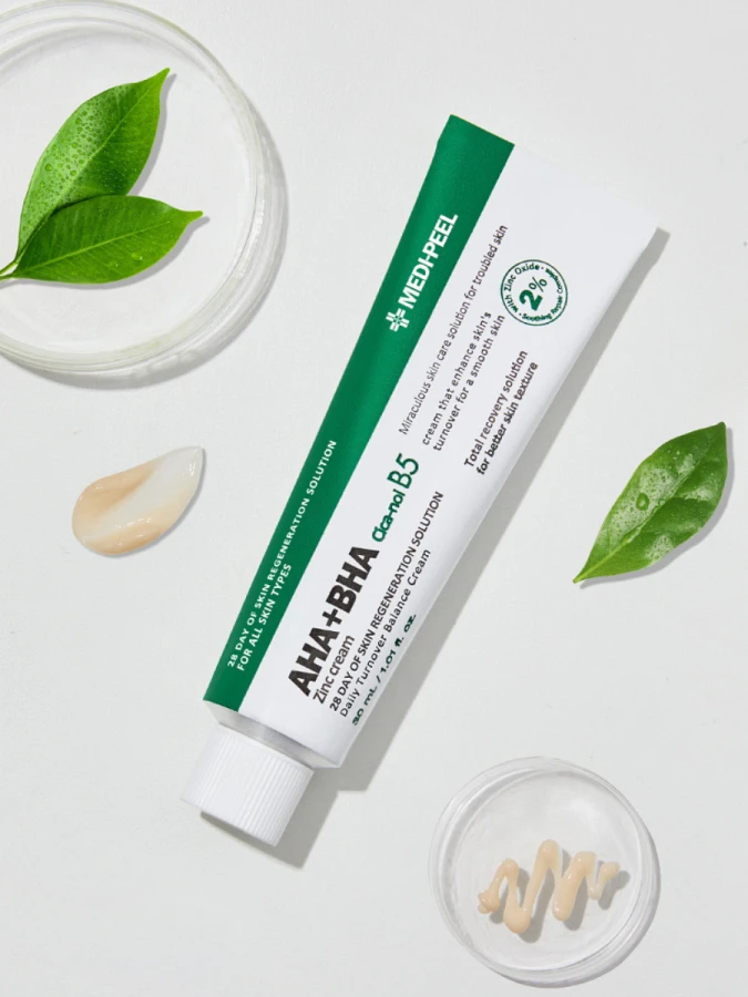 Противовоспалительный крем с комплексом кислот и цинком MEDI-PEEL AHA BHA Zinc Cica-Nol B5 Cream