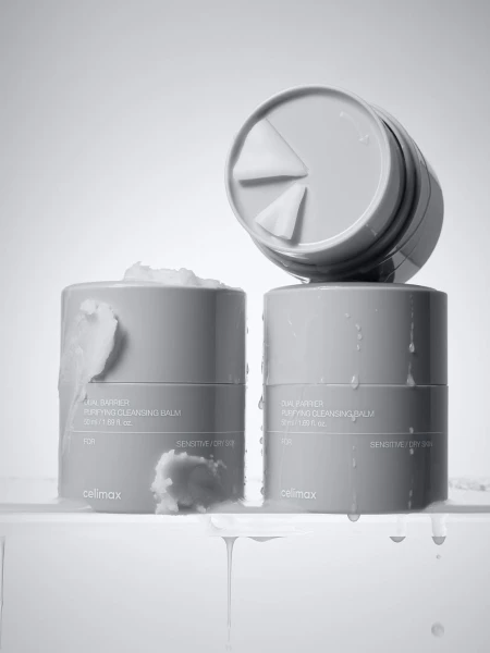 Очищающий гидрофильный бальзам-точилка с керамидами Celimax Dual Barrier Purifying Cleansing Balm