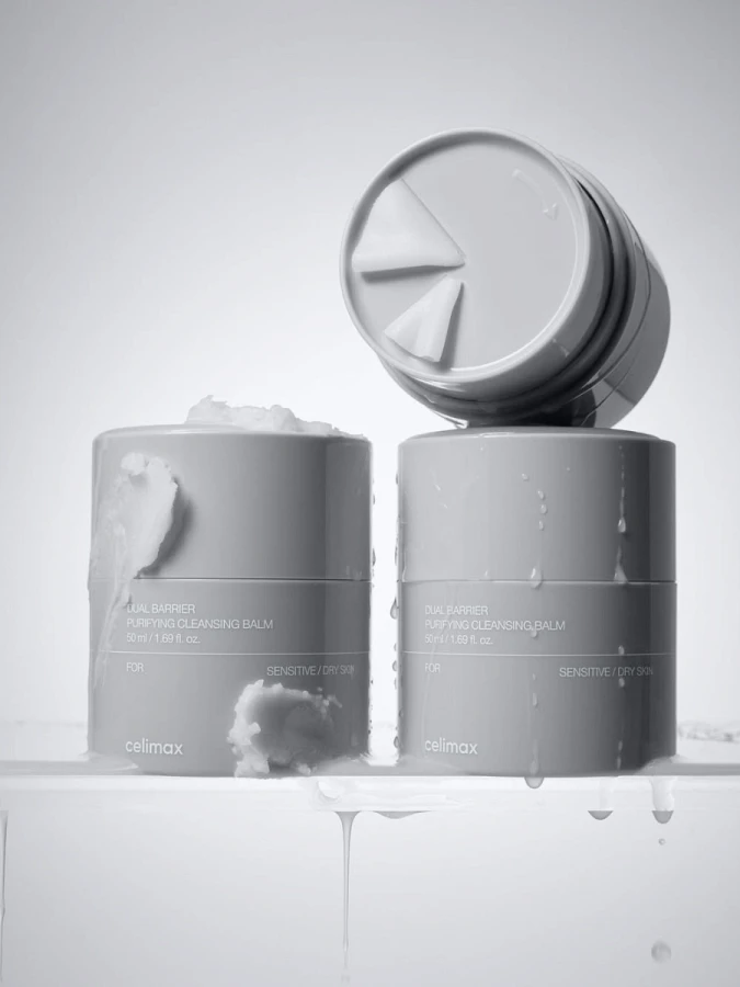 Очищающий гидрофильный бальзам-точилка с керамидами Celimax Dual Barrier Purifying Cleansing Balm