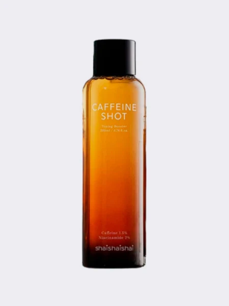 Бодрящий тонер для лица с кофеином и ниацинамидом ShaiShaiShai Caffeine Shot Toning Booster Бодрящий тонер для лица с кофеином и ниацинамидом ShaiShaiShai Caffeine Shot Toning Booster