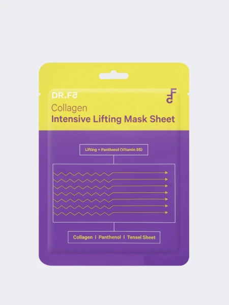 Интенсивная лифтинг маска двойного действия с коллагеном DR.F5 Collagen Intensive Lifting Mask Sheet