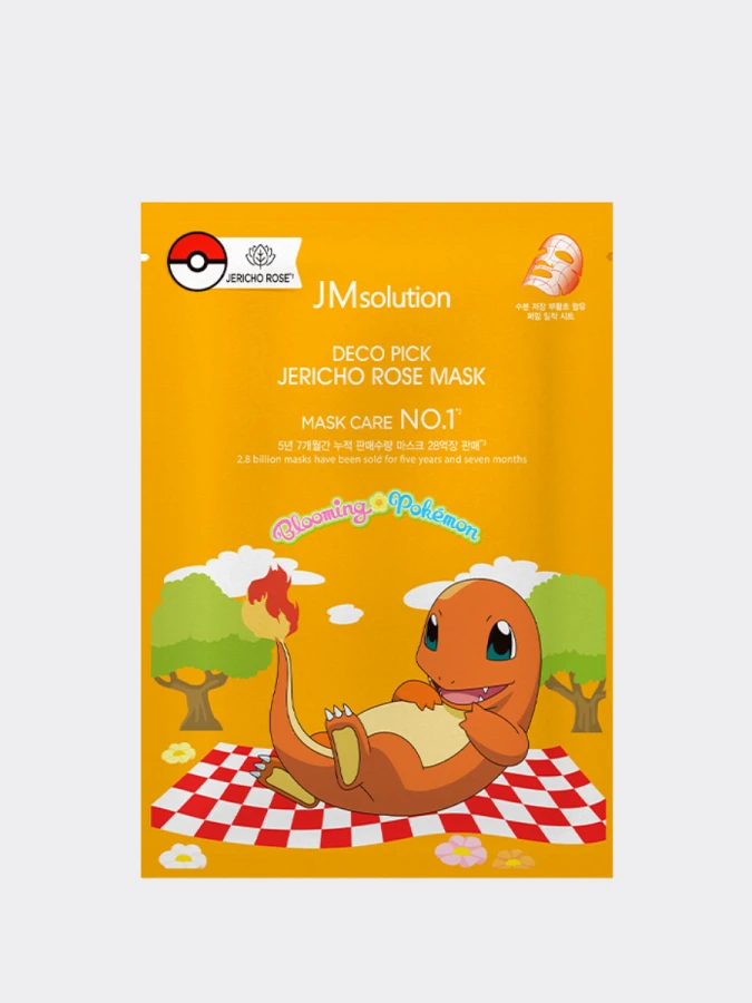 Успокаивающая тканевая маска с экстрактом иерихонской розы JMSolution Deco Pick Jericho Rose Mask